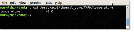 cat linux temperature